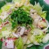 ゆきちんの作ってみた!投稿(初夏の疲労回復に!【レタスと新玉ねぎとたこの梅レモンサラダ】)