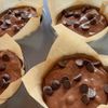 ＜混ぜて焼くだけ＞米粉のチョコバナナマフィンの工程4