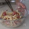 【さつまいも豚こまチーズガレット】甘辛ダレがやみつき！の工程2