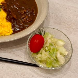 すじのこの作ってみた!投稿(春キャベツの塩だれサラダ【作り置き】)