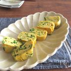 【卵焼き】お弁当にも◎みつばのだし巻き