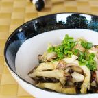 ＜ゆずこしょう香る＞焼ききのこのおろしポン酢和え