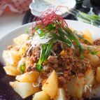 【豚ひき肉100g＊大根カサ増し】豚ひき肉と大根の韓国風炒め