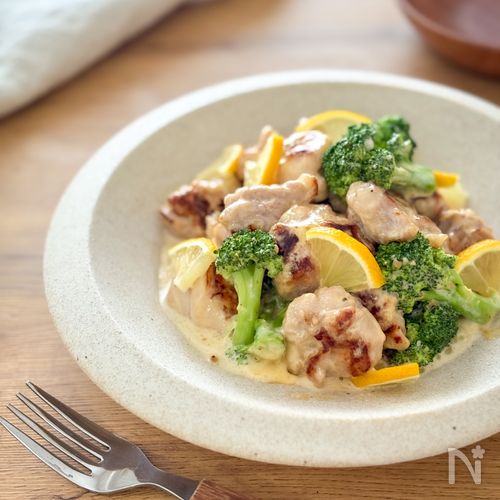 【エビマヨ超え】鶏ももとブロッコリーのハニーレモンマヨ