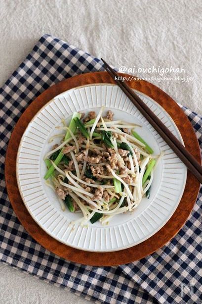給料日前の節約レシピ ボリューム満点もやしの肉味噌炒め By あいのおうちごはん レシピサイト Nadia ナディア プロの料理家のおいしい レシピ