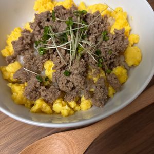 さもあの作ってみた!投稿(簡単10分☆あっという間の二色丼。)