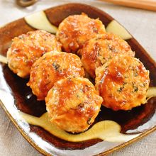 味噌ダレ◎水切り不要！ごぼうとひじきのお豆腐ハンバーグ
