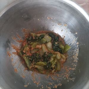 KUMIKOの作ってみた!投稿(コク旨♪チンゲン菜のごま味噌和え【作り置き】)