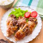 【肉汁じゅわ〜♡舞茸の肉巻き】舞茸と豚バラで作れる♫