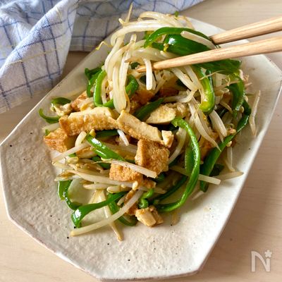 やみつき！ふわシャキ！厚揚げのオイスター炒め