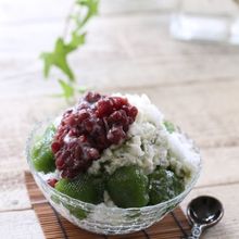 片栗粉で作る抹茶わらび餅