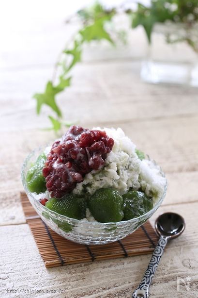 片栗粉で作る抹茶わらび餅