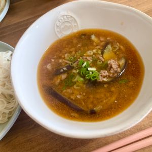 ゆかりの作ってみた!投稿(飲める美味しさ♪旨辛つけスープdeつけ素麺♡蕎麦でも◎)