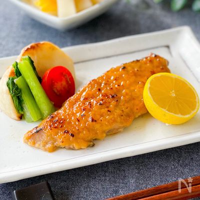 ぶりの甘酒で西京焼き