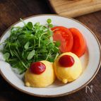 とろ～りひとくちオムレツ【100均の製菓グッズで！】