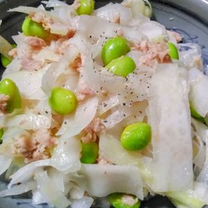 884398の作ってみた!投稿(切って和えるだけ♡ツナ大根と枝豆のナムル【腸活・ダイエット】)
