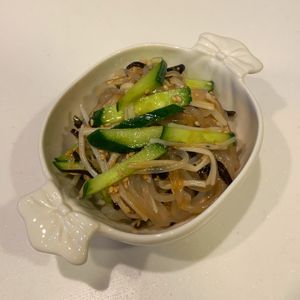 みわの作ってみた!投稿(糸こんときゅうりの♪ご飯が進む🍚ごま塩昆布和え😋)