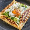 じゃこと豆苗の米粉ガレットの工程5