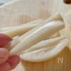 新玉とレンコンの牛肉炒めの工程2