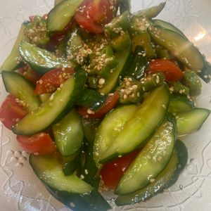 めしじまの作ってみた!投稿(夏バテ予防《夏野菜たっぷり♡中華サラダ》)