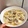ケの作ってみた!投稿(さば缶とキャベツのペペロンチーノ)