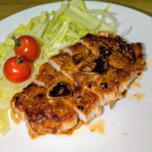 joe sanの作ってみた!投稿(【さっぱりポークソテー】隠し味にお酢を入れて、さっぱりと)