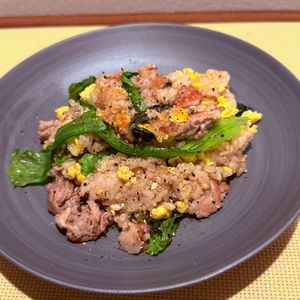 金の作ってみた!投稿(極旨【豚こまレタスのレモンペッパーチャーハン】休日ランチに♪)