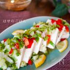 お豆腐で簡単♡『豆腐のエスニックサラダ♪』