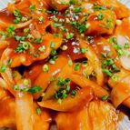 ボリューム料理☆鶏肉と玉ねぎの中華ケチャップ炒め