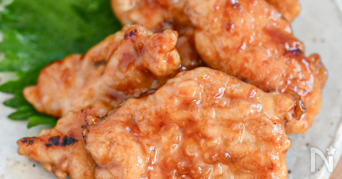 節約したいときに！冷めてもおいしい♪むね肉の照り焼き