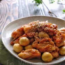 【らくレピ】うずらの卵入りオイスター酢鶏