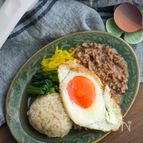 【ワンパン完結】ひき肉でルーロー飯
