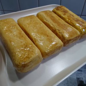 Yukkの作ってみた!投稿(白だし入りたまご焼き【冷凍・作り置き】)