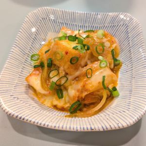 さとちゃん。の作ってみた!投稿(厚揚げ豆腐とキムチのやみつきチーズ焼き)
