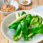 5分！夏の無限野菜＼冷やしピーマンのツナ味噌ディップ／