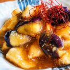とろじゅわ〜♡【鶏むね揚げナスのピリ辛とろとろ中華煮】