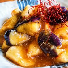 とろじゅわ〜♡【鶏むね揚げナスのピリ辛とろとろ中華煮】