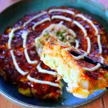 もち明太チーズお好み焼きの作り方レシピ