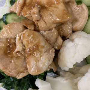 空き箱の作ってみた!投稿(まるで豚肉♡薄切り鶏むね肉の照り照り生姜焼き)