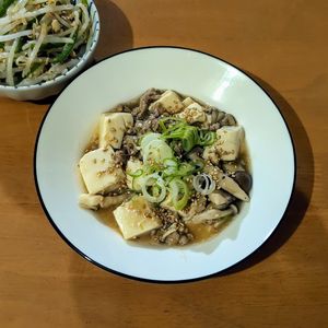 かおちゃんの作ってみた!投稿(辛くないきのこ麻婆豆腐風)