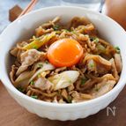 『豚肉と長ねぎのすき焼き丼』簡単10分！お助け絶品丼☆