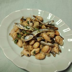 M＊Pの作ってみた!投稿(常備菜・作り置きに♪大豆と煮干し炒めのレモンマリネ。)