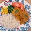 ミルクの作ってみた!投稿(ふわふわ食感！レンジで煮込みハンバーグ)