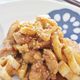 鶏肉とレンコンの揚げ焼き、みそ醤油味