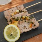 かつおのハーブオイル漬け串焼き