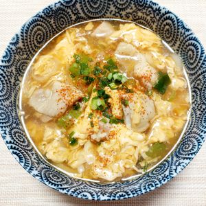 よっこの作ってみた!投稿(鶏肉とネギのふわふわ卵うどん【優しいお味。冬に温まる♪】)