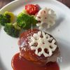 みんな大好きなソースで【雪降る夜のクリスマスハンバーグ】の工程5