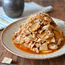 ごま油香る 旨辛豚バラ大根