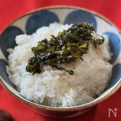 【5分でご飯のお供】止まらない!かぶの葉のふりかけ
