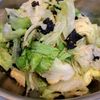 あんよの作ってみた!投稿(3分で簡単♪レタスと海苔のさっぱりサラダ)